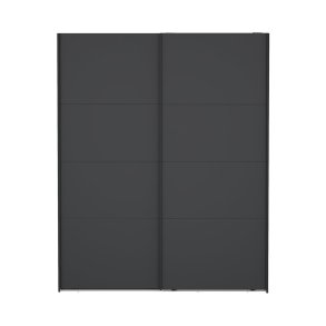 Catania Kleiderschrank 221x179x65cm, 2 Schiebetren matgr.