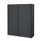 Catania Kleiderschrank 221x179x65cm, 2 Schiebetren matgr.