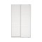 Catania Kleiderschrank 201x119x65cm, 2 Schiebetren wei.
