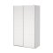 Catania Kleiderschrank 201x119x65cm, 2 Schiebetren wei.