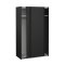 Catania Kleiderschrank 201x119x65cm, 2 Schiebetren matt schwarz.