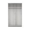 Catania Schiebetrenschrank 2 Tren mit Spiegel 120x200cm wei.