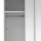 Catania Schiebetrenschrank 2 Tren mit Spiegel 120x220cm wei.