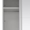 Catania Schiebetrenschrank 2 Tren mit Spiegel 180x220cm wei.