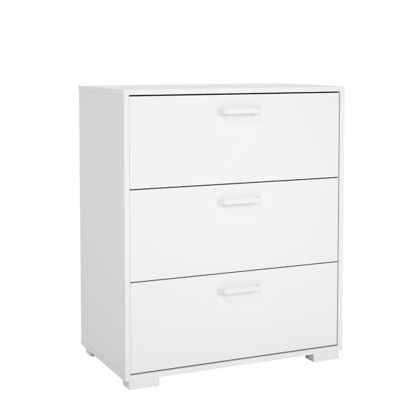 Sofia Kommode 3 Schubladen wei.