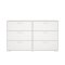 Sofia Kommode 6 Schubladen wei.
