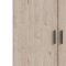 Spell Kleiderschrank 2 Tren und 3 Schubladen Hickory-Dekor.