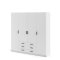 Spell Kleiderschrank B183 cm 4 Tren und 3 Schubladen wei.