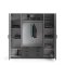 Spell Kleiderschrank B183 cm 4 Tren und 3 Schubladen matt grau.