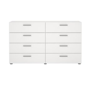 Pepe Kommode 8 Schubladen wei.