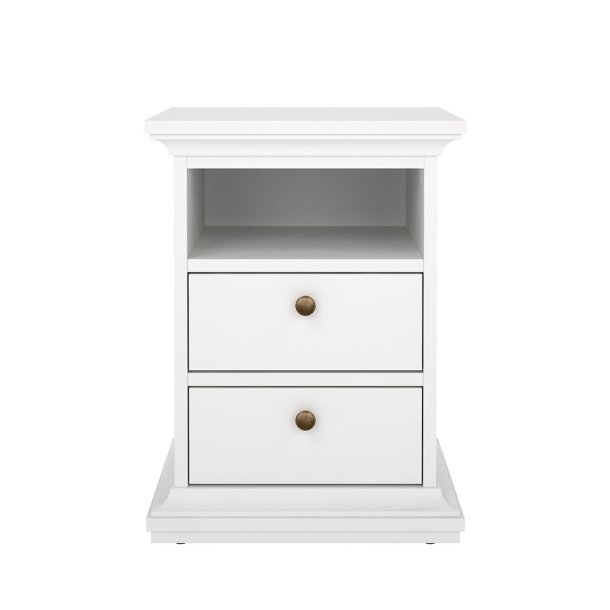 Venedig Nachttisch Breite 43 cm, Hhe 58 cm weiss.