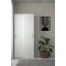 Space kldeskab 176x78x49cm, 2 skydelger hvid.