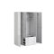 Spell Kleiderschrank 4 Tren, 3 Schubladen weiss, weiss hochglanz.