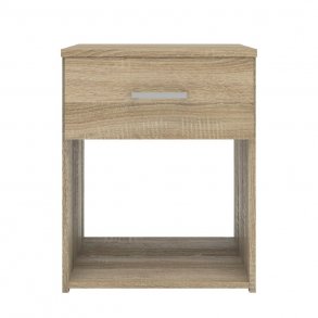 Spell natbord 1 skuffe og 1 hylde eg struktur.