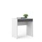 Fula skrivebord 1 skuffe hvid og gr.