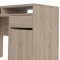 Fula skrivebord 1 skuffe og 1 lge, Hickory dekor.