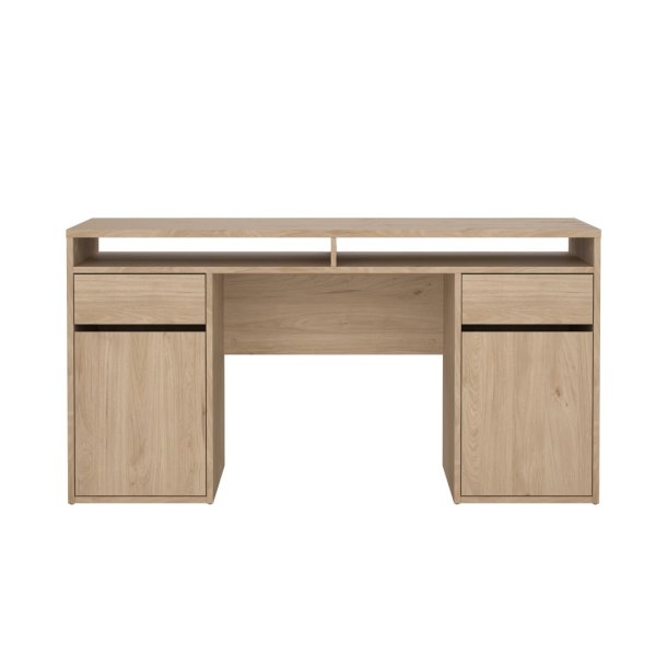 FunctionPlus biurko 2 drzwi 2 szufladami orzechwłoski dekor.