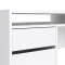 FunctionPlus skrivebord 2 lger 2 skuffer hvid hjglans.