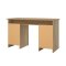 FunctionPlus Schreibtisch mit Schloss 1 Tr 3 Schubladen Eiche dekor schwarz.