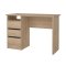 FunctionPlus skrivebord 3 skuffer valnd dekor.