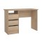 FunctionPlus skrivebord 3 skuffer valnd dekor.