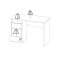 FunctionPlus skrivebord 3 skuffer valnd dekor.