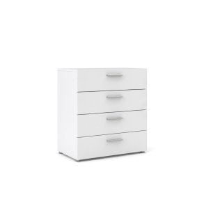 Petra Kommode 4 Schubladen weiss.