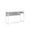 Fula Schreibtisch 130 cm 1 Schublade weiss, matt weiss.
