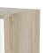 Base Regal 2 Glastren Eiche Struktur Dekor, weiss.