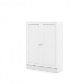 Base reol 2 drer hvit.