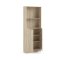 Base Regal 1 Ablage und 2 Tren Eiche Struktur Dekor.