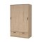 Line Kleiderschrank 2 Tren 2 Schubladen Nussbaum dekor.