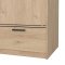 Line Kleiderschrank 2 Tren 2 Schubladen Nussbaum dekor.