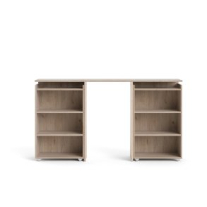 Nada zagłwek 140 cm 4 płki orzech biały-dekor.