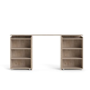 Nada zagłwek 140 cm 4 płki orzech biały-dekor.