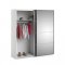 Veto Sliding door cabinet 2 doors wide 183 cm white, grey.
