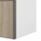 Veto Schiebetrenschrank 2 Tren breit 243 cm weiss, Eiche Dekor.