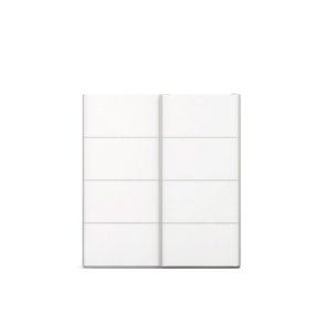 Veto wardrobe 2 doors incl. 3 loose shelves, width 182 cm, white.