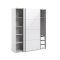 Veto Kleiderschrank B 2 trig H220 cm x B182 weiss, hochglanz weiss.