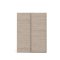 Veto Schiebetrenschrank B150 cm 2 Tren Wei- und Hickory-Dekor.