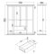 Venedig Kleiderschrank 4-Trg. mit 2 Schubladen Breite 181 cm, Hhe 200 cm weiss.