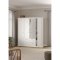 Venedig Kleiderschrank 4-Trg. mit 2 Schubladen Breite 181 cm, Hhe 200 cm weiss.