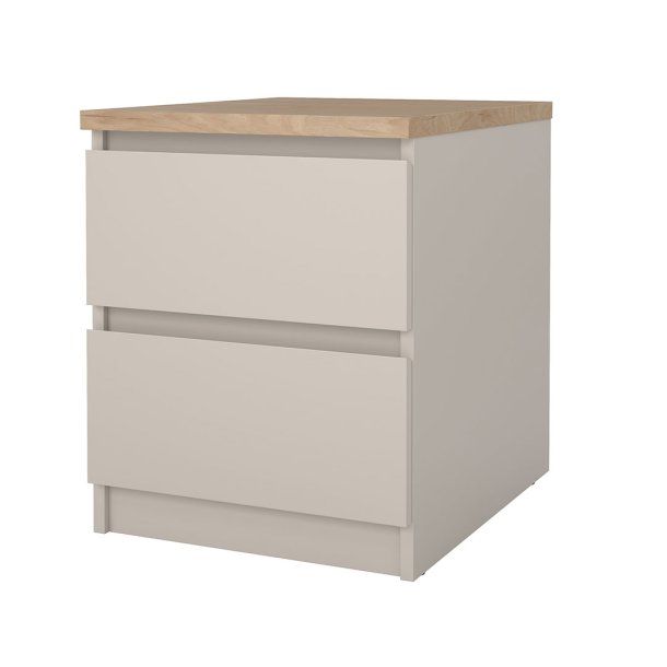 Naia nattduksbord 2 ldor ekdekor.