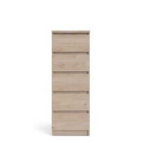 Nada Kommode 5 Schubladen Hickory-Dekor.