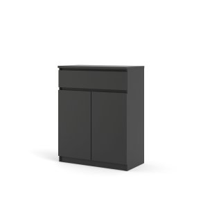 Nada Sideboard 2 Tren og 1 Schublade mattschwarz.