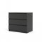 Nada Kommode 3 Schubladen mattschwarz.