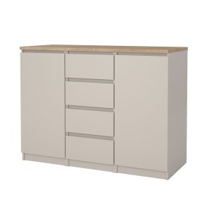 Naia sknk 2 lger 4 skuffer eg dekor.