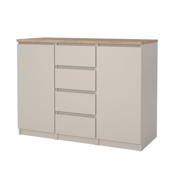 Naia sknk 2 lger 4 skuffer eg dekor.