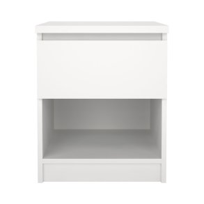 Naia stolik nocny 1 szuflada, 1 płka biały.