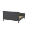Venedig seng dobbeltseng 160x200 cm mat gr.